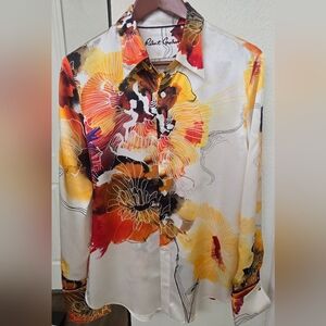 Robert Graham Vibrant Floral Button Down Shirt